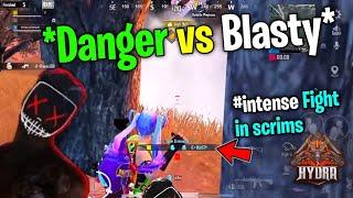 Hydra Danger vs Blasty intense fight in scrims