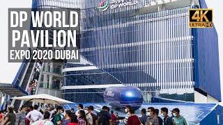 4K Walk Tour Inside DP World Pavilion Expo 2020 Dubai  Amazing DP World Waterfall