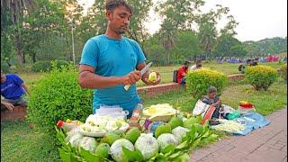 Instant Raw Mango Masala Pickle Making with Extreme Knife Skills  Bangladeshi Street Food