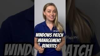 Windows Patch Management Benefits