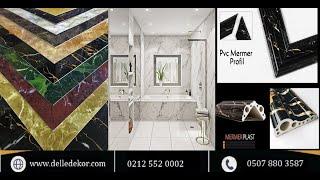 Akrilik PVC Mermer Panel ve PVC Lambri Showroom - Delle Dekor