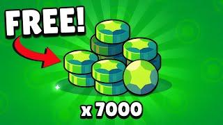 How I Got 7000 FREE Gems in Brawl Stars