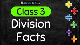 Division Facts for class 3  Properties of Division