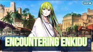 FGO Meeting Enkidu  FateGrand Order Playthrough - Babylonia Singularity