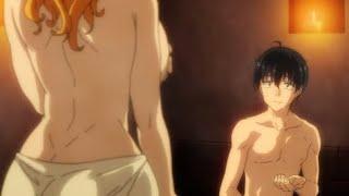 Michio and Roxanne Bath Together  Isekai Meikyuu de Harem wo episode 9