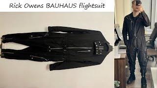 Rick Owens Bauhaus flightsuit  Jumpsuit  Bodybag  Boilersuit  Комбинезон