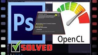 openCLGPU error Photoshop  How to Solve  tecwala