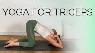 Yoga for Triceps - 10 min Stretch & Strengthen for Triceps Muscles and Upper Arms