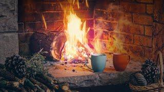 Beautiful Instrumental Christmas Music with Fireplace Yule Log  Christmas Wishes By Tim Janis