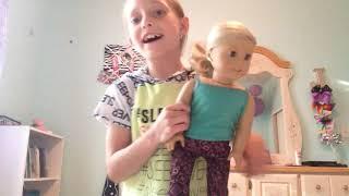 Just Jordyn Fun Night Routine with American Girl Doll