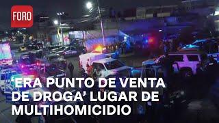 “Era punto de venta de droga” Titular de Seguridad sobre multihomicidio en Naucalpan - En Una Hora