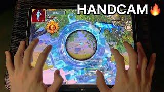 Best HANDCAM 6 Finger iPad Pro 12.9 M2 chip  Solo vs Squad - PUBG Mobile