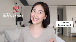 AFFORDABLE & SULIT FINDS Shopee Home Haul  Philippines