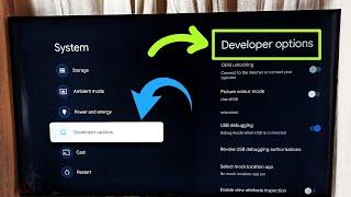 TCL Smart Google TV  How to Enable Developer Options