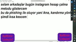 Instagram Hesap Çalma Yöntemi