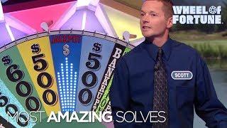 Top Five Most Amazing Solves  Wheel of Fortune