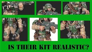 How realistic is the Cadian Shock troopers equipment?  Astra Militarum lore  Warhammer 40000