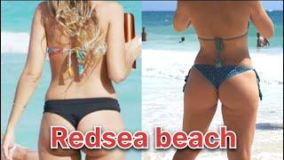 Pantai telanjang bare Walking bikini beach Mediterranean bikini paradise  海滩 laut merah is best