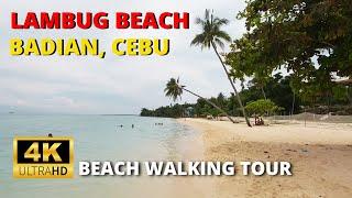 Badian Cebu Philippines  Lambug White Beach  Walking Tour