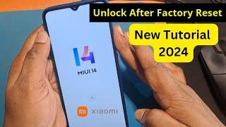 Unlock After Factory Reset  No Second Space Solution  Xiaomi FRP Bypass Tutorial MIUI 14