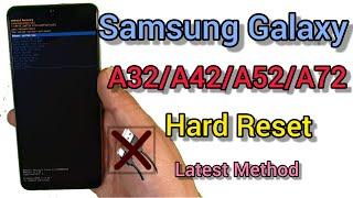 Samsung Galaxy A32A42A52A72 Hard Reset New Method