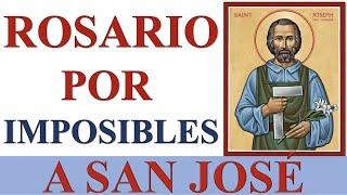 ROSARIO Y CORONILLA A SAN JOSÉ POR IMPOSIBLES Y CASOS DIFÍCILES