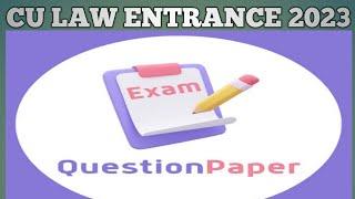 CU Law Entrance Question Paper & Answers Discussion