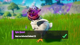 Hunt an Infected Animal 1 - Fortnite Week 4 Epic Quest