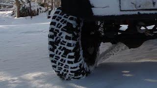 BFGOODRICH KM3 MT MUD TERRAIN OFF ROAD TIRE test SNOW-ICE-MUDHOW IS ITSNOW-ICE GRIP cold