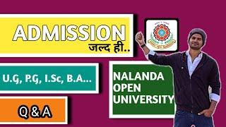 ADMISSION   Comming soon Bargaon Nalanda Open University   UG  PG  Soon @sharmavlogs410