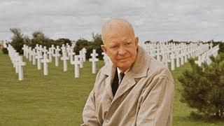 Eisenhower Visits Pattons Grave Luxembourg Sept 1946