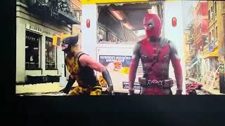 Deadpool Wolverine car jump