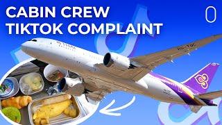 TikTok Complaint Gets Thai Airways Cabin Crew Suspended