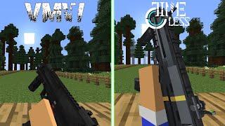 Minecraft - Vics Modern Warfare vs Timeless and Classics Guns  Reload Animations & Sounds