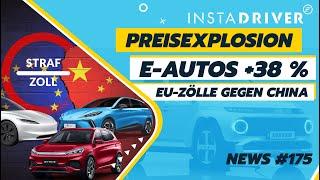EU-Strafzölle auf E-Autos +38% ️Neues von Porsche Hyundai Ford Cupra etc.  E-Auto-News 175