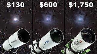 $130 Telescope vs. $600 Telescope vs. $1750 Telescope