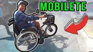 Mobilete + Cadeira de rodas = Um projeto inspirador
