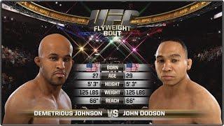 Demetrious Johnson vs John Dodson - Full Fight - EA Sports UFC
