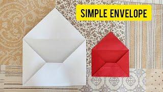 Easy Origami Envelope Tutorial  Envelope Making With Paper NO Glue Tape and Scissors