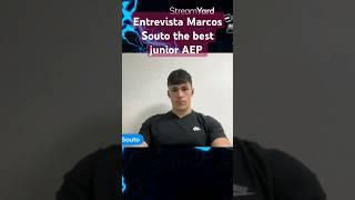 Corto entrevista Marcos Souto campeón Junior absoluto #powerlifting #entrevista #aep