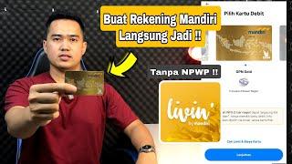 Cara Buat Rekening Mandiri Online  Sampai Dapat Kartu 