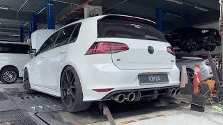 GOLF R MK7R Revo Stage 2 On The Dyno  Milltek Sport Exhaust