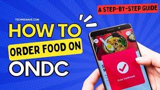 How to Order Food From ONDC  Order Food Cheaper then Zomato and Swiggy