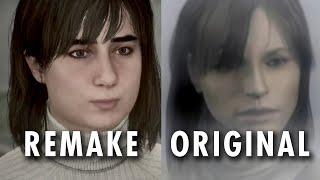 Silent Hill 2 REMAKE vs ORIGINAL - Graphics Atmosphere and Voice Acting Comparison - PS2 vs PS5