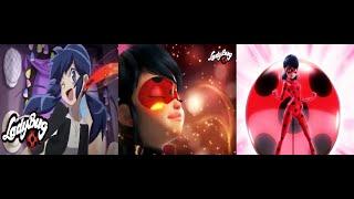 All Marinettes Transformations - Through the years Miraculous Ladybug