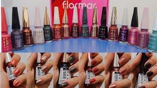 Oje koleksiyonum. Flomar oje STAR SHINE MATTE PEARLY. Nail makeup.