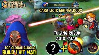 ALDOUS BANTAI SABER ALDOUS GAMEPLAY 2024 MODE MARKOCOP  BUILD ALDOUS TERSAKIT - Mobile legends