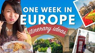 HOW TO SPEND A WEEK IN EUROPE  40+ Efficient One Week Europe Trip Itineraries to Steal