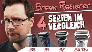 Braun Rasierer Vergleich ► Unterschiede Series 3 5 7 & 9 Pro  Wunschgetreu