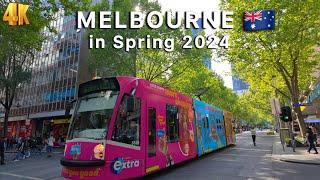 Melbourne Australia Virtual Tour in Spring 2024 4K Video